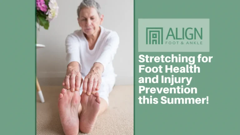 STRETCHING FOR FOOT HEALTH AND INJURY PREVENTION THIS SUMMER!