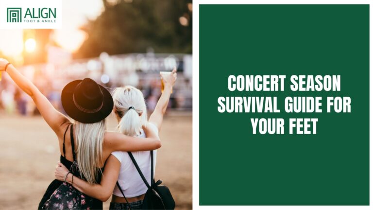 Concert Season Survival Guide for Your Feet